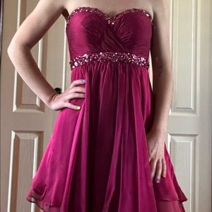 Pink homecoming dress
